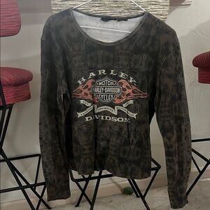 Harley-Davidson Camouflage Long Sleeve Shirt